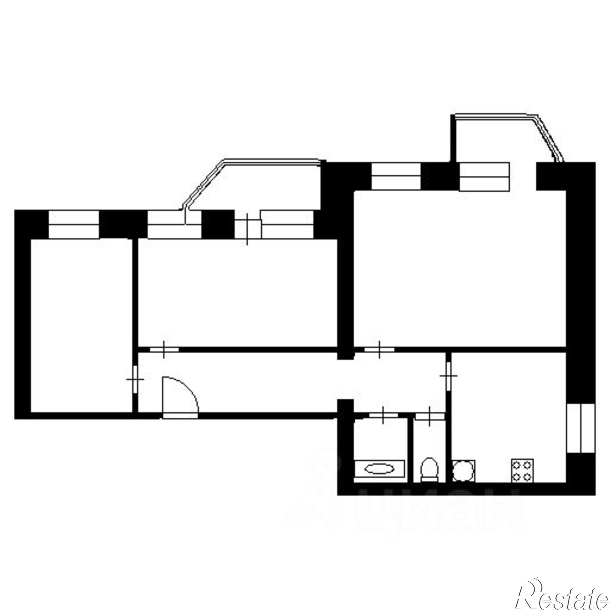 Сдать квартиру за 40 000 рублей на Красноводская улица, 3