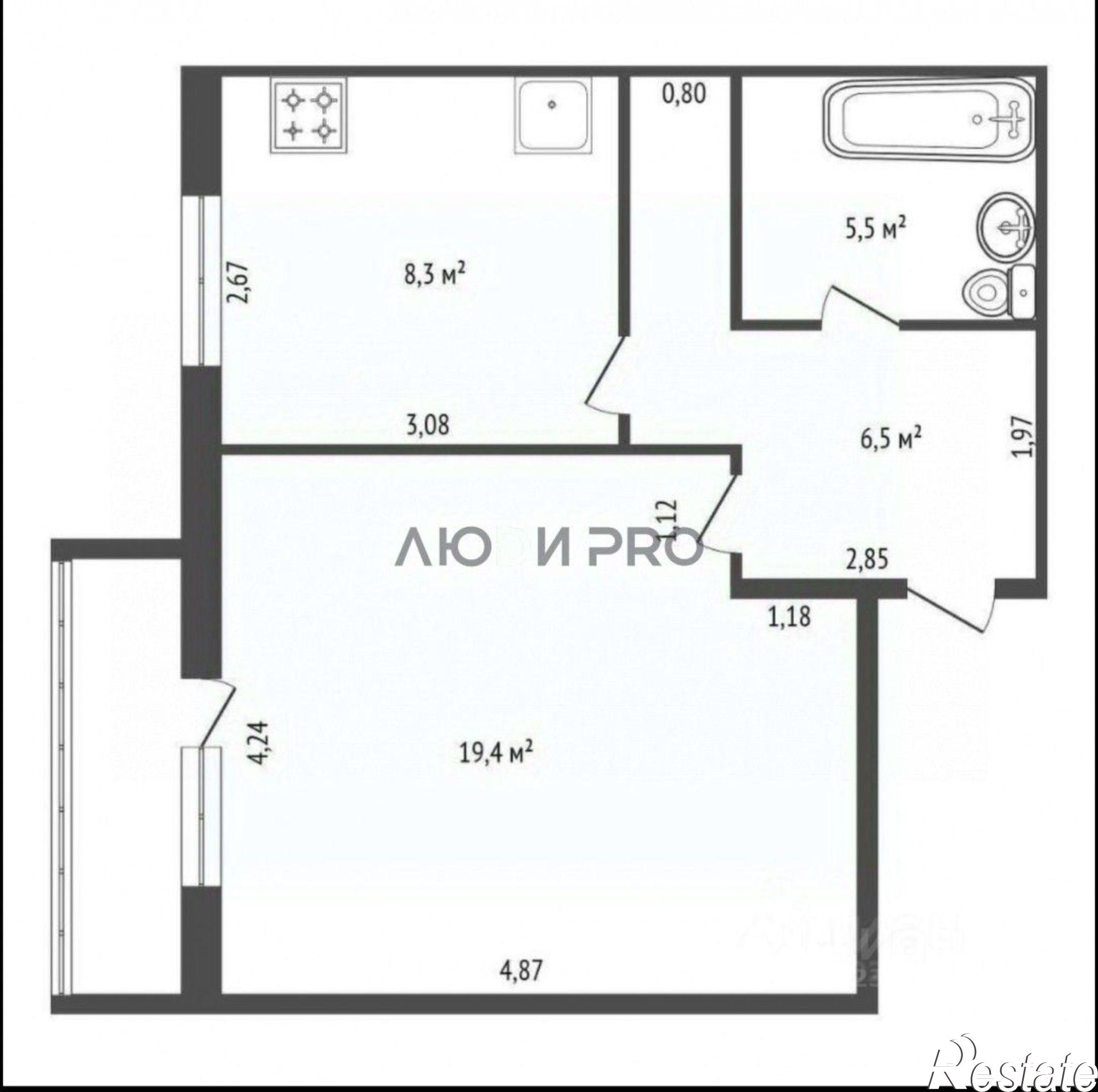 Купить квартиру за 3 450 000 рублей на улица Пожарского, 261