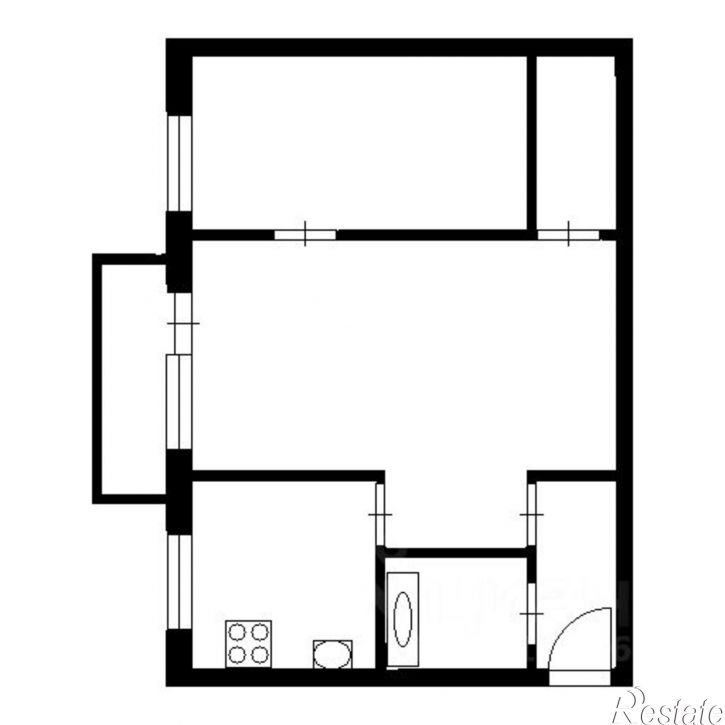 2-комн квартира улица Мусоргского, 12,  д. 12