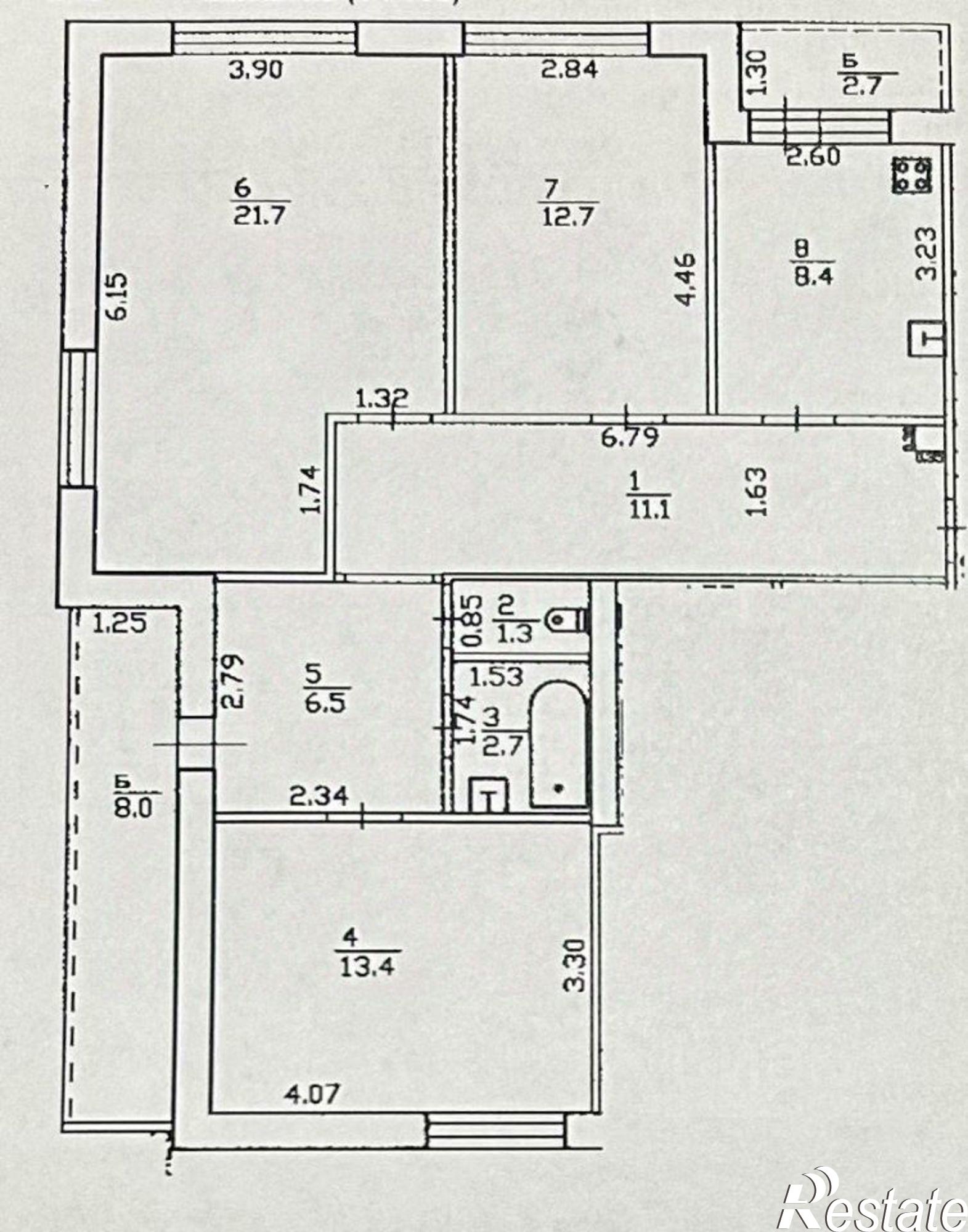 Купить квартиру за 5 800 000 рублей на улица Ахметова, 300/2