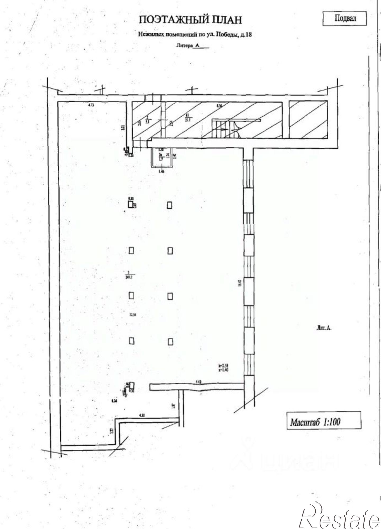 Купить помещение свободного назначения за 12 075 000 рублей на Архитектурная улица, 22