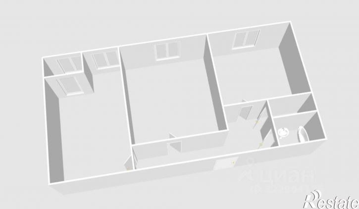 2-комн квартира Уфа г., Ленинский