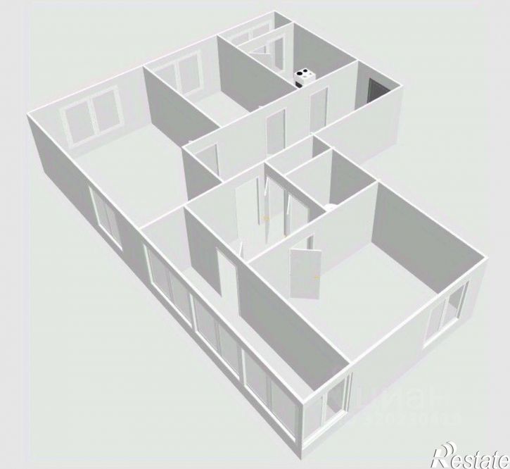 3-комн квартира улица Ахметова, 300/2,  д. 300/2