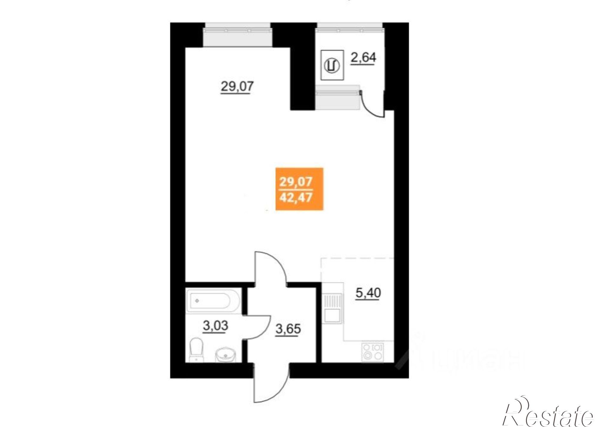Купить квартиру за 4 890 000 рублей на улица Мусы Джалиля, 127