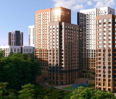 2-комн, 38.5 кв м, этаж 14/23 Менделеева улица, д.1