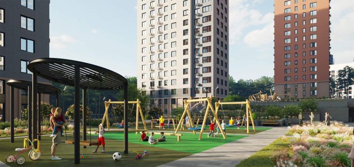 3-комн квартира в новом доме Менделеева улица, д.1