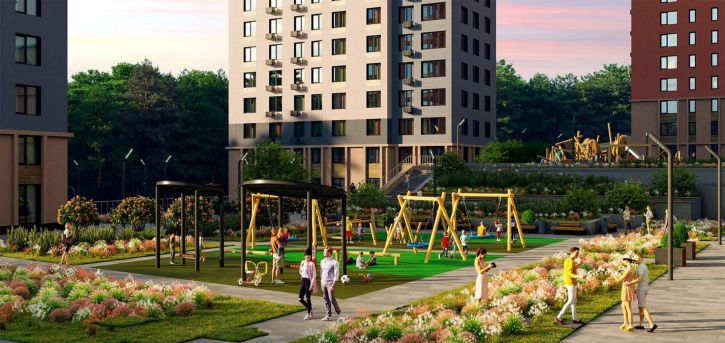 2-комн квартира в новом доме Менделеева улица, д.1