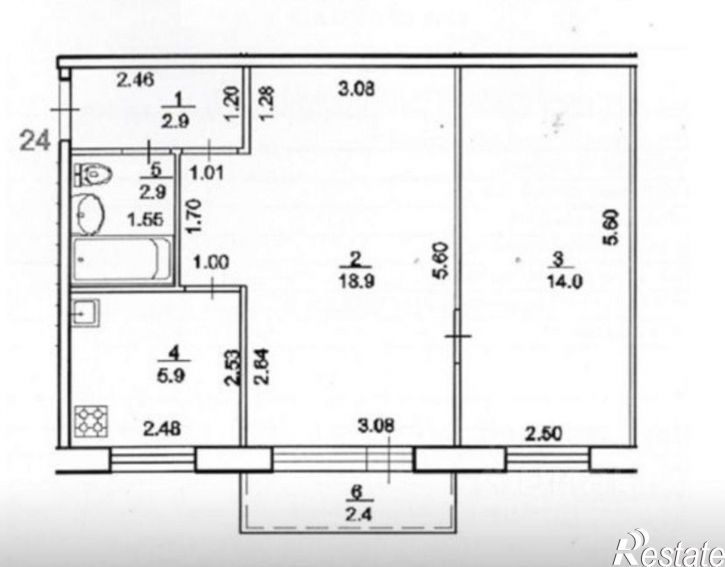2-комн квартира Уфа