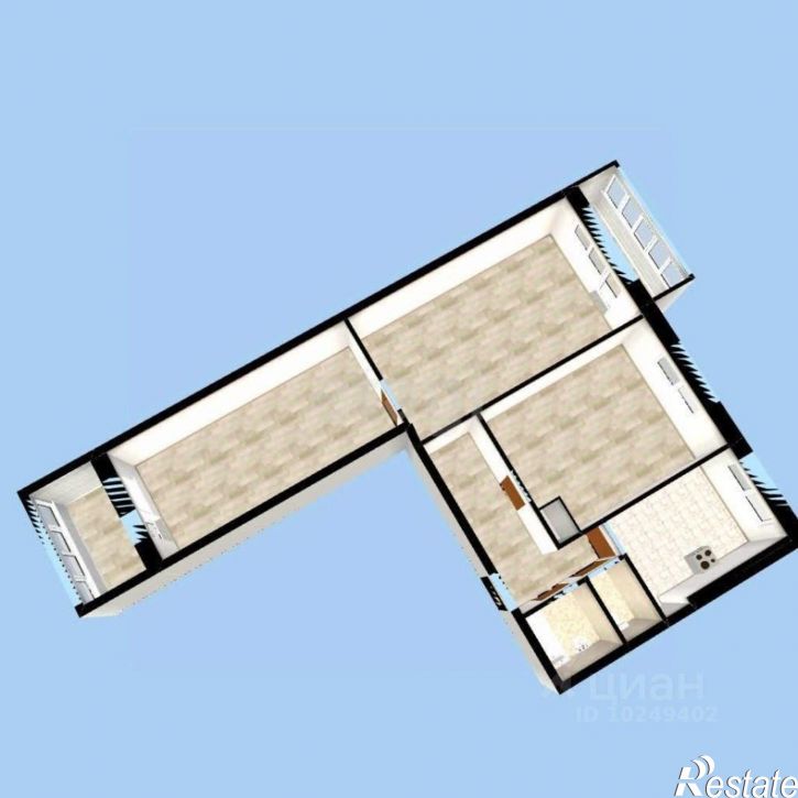 3-комн квартира улица Сагита Агиша, 14,  д. 14