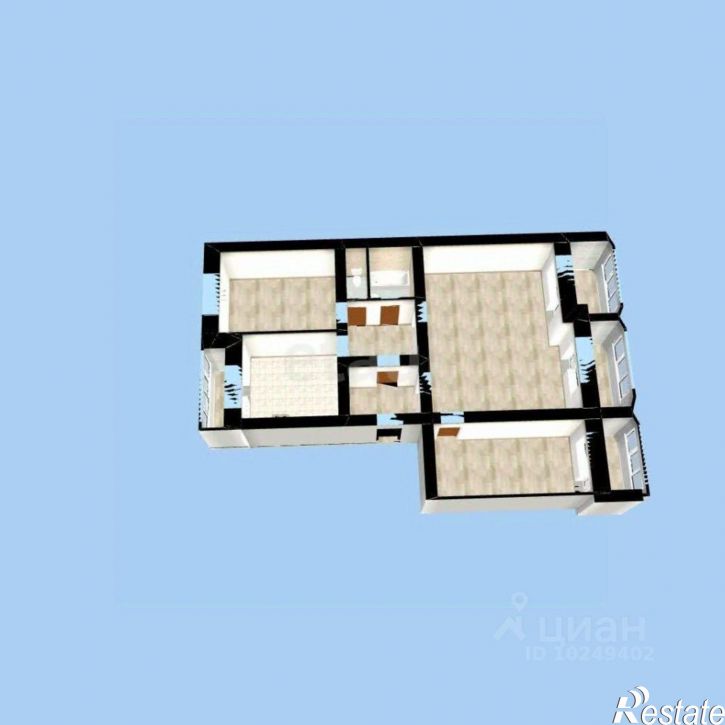 3-комн квартира улица Ленина, 97,  д. 97