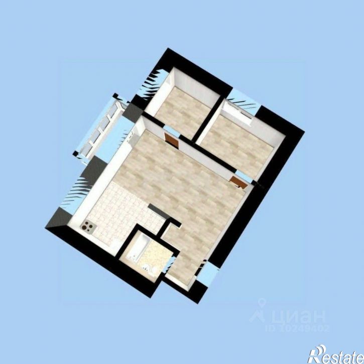 3-комн квартира улица Коммунаров, 22,  д. 22