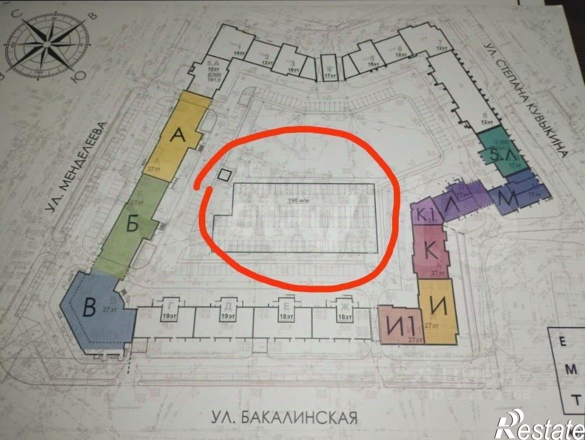 Купить гараж, место в паркинге за 1 500 000 рублей на Бакалинская улица, 4