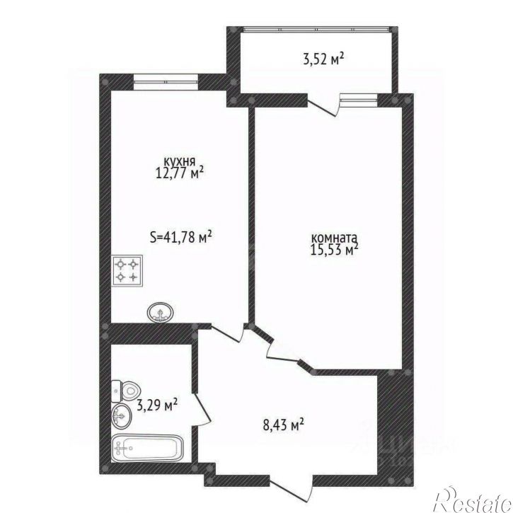 1-комн квартира городской округ Уфа