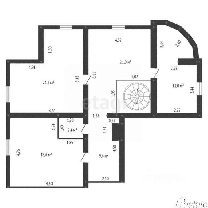 5-комн квартира Коммунистическая улица, 19/1,  д. 19/1