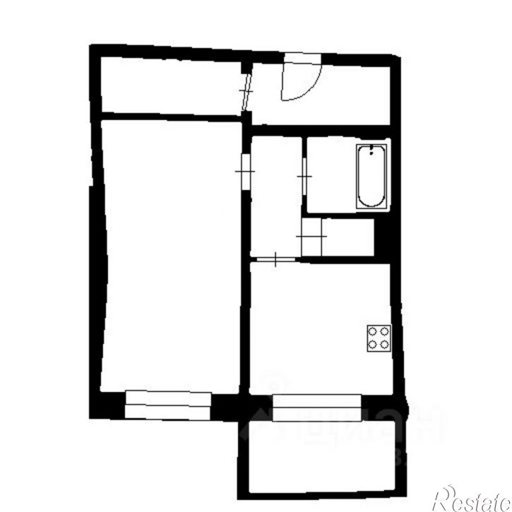 1-комн квартира улица Богдана Хмельницкого, 127/1,  д. 127/1