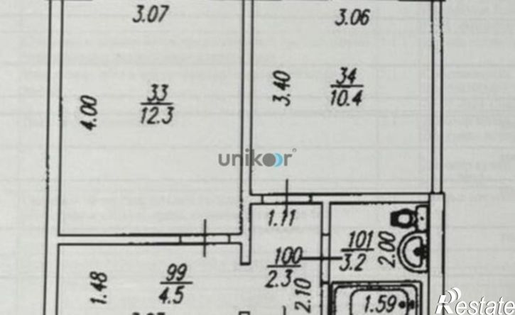 2-комн квартира ул Кольцевая, 197,  д. 197
