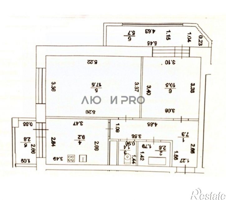 2-комн квартира Дагестанская улица, 10/1,  д. 10/1