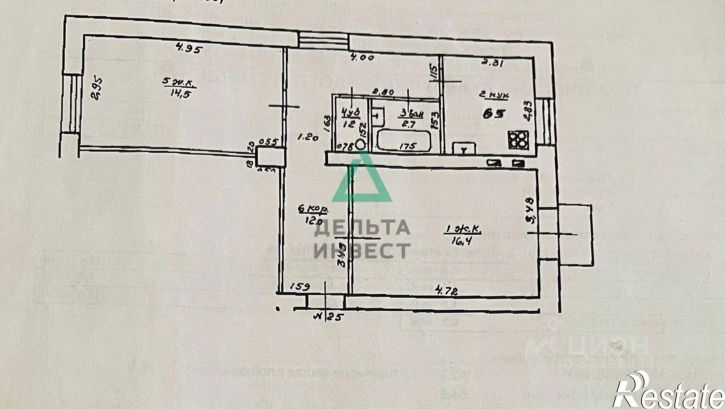 2-комн квартира ул Первомайская, 33,  д. 33