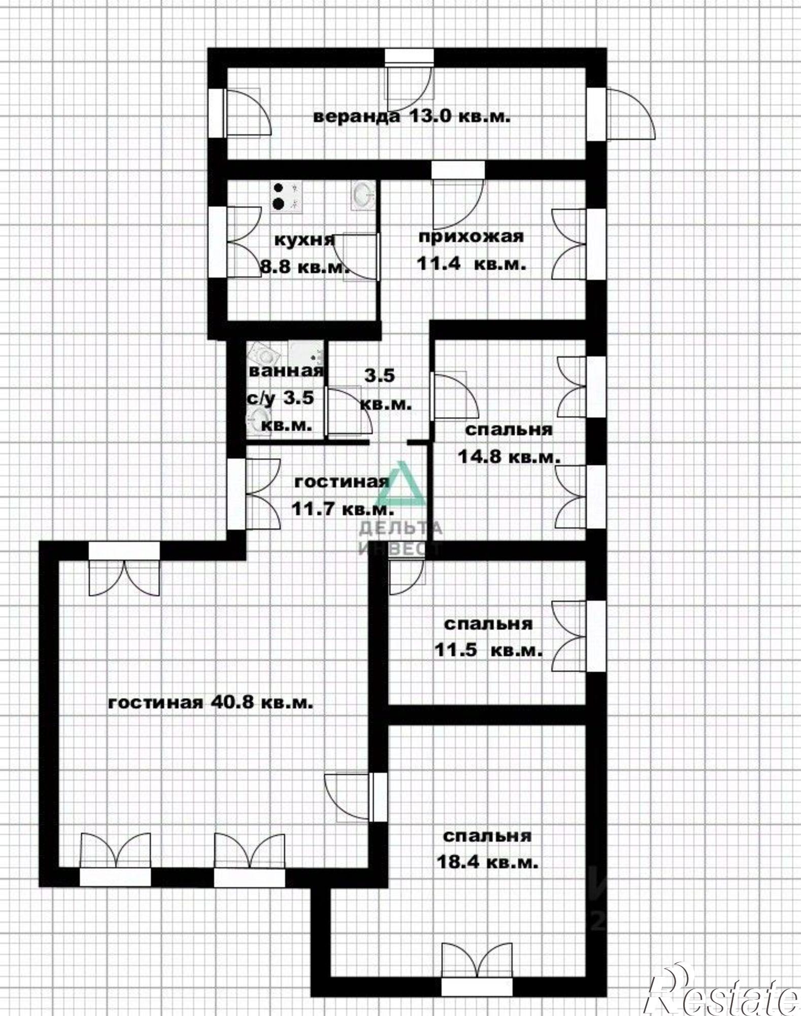 Купить квартиру за 8 500 000 рублей на улица Герцена, 63