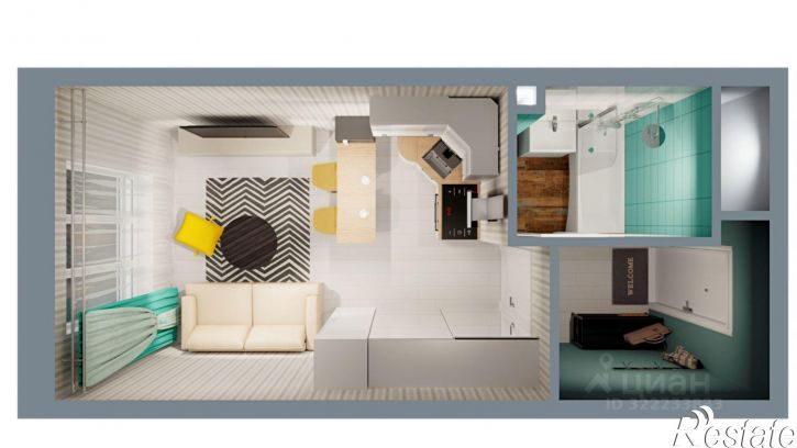 1-комн квартира в новом доме улица Ивана Спатара, 14,  д. 14