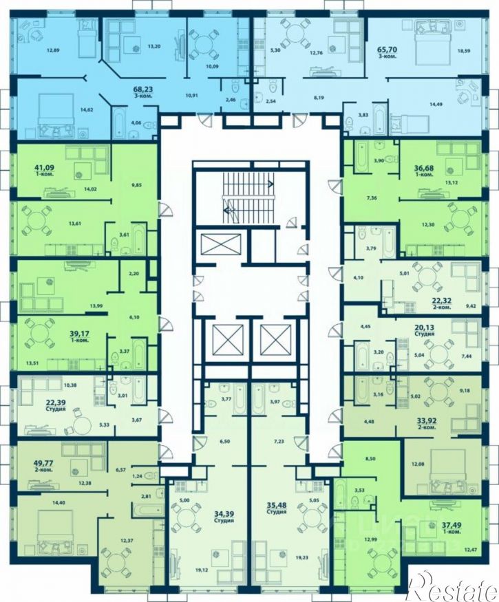 1-комн квартира в новом доме улица Ивана Спатара, 14,  д. 14