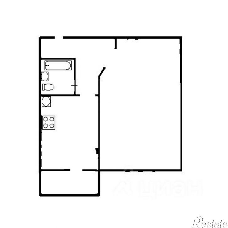 1-комн квартира улица Левитана, 36/5,  д. 36/5
