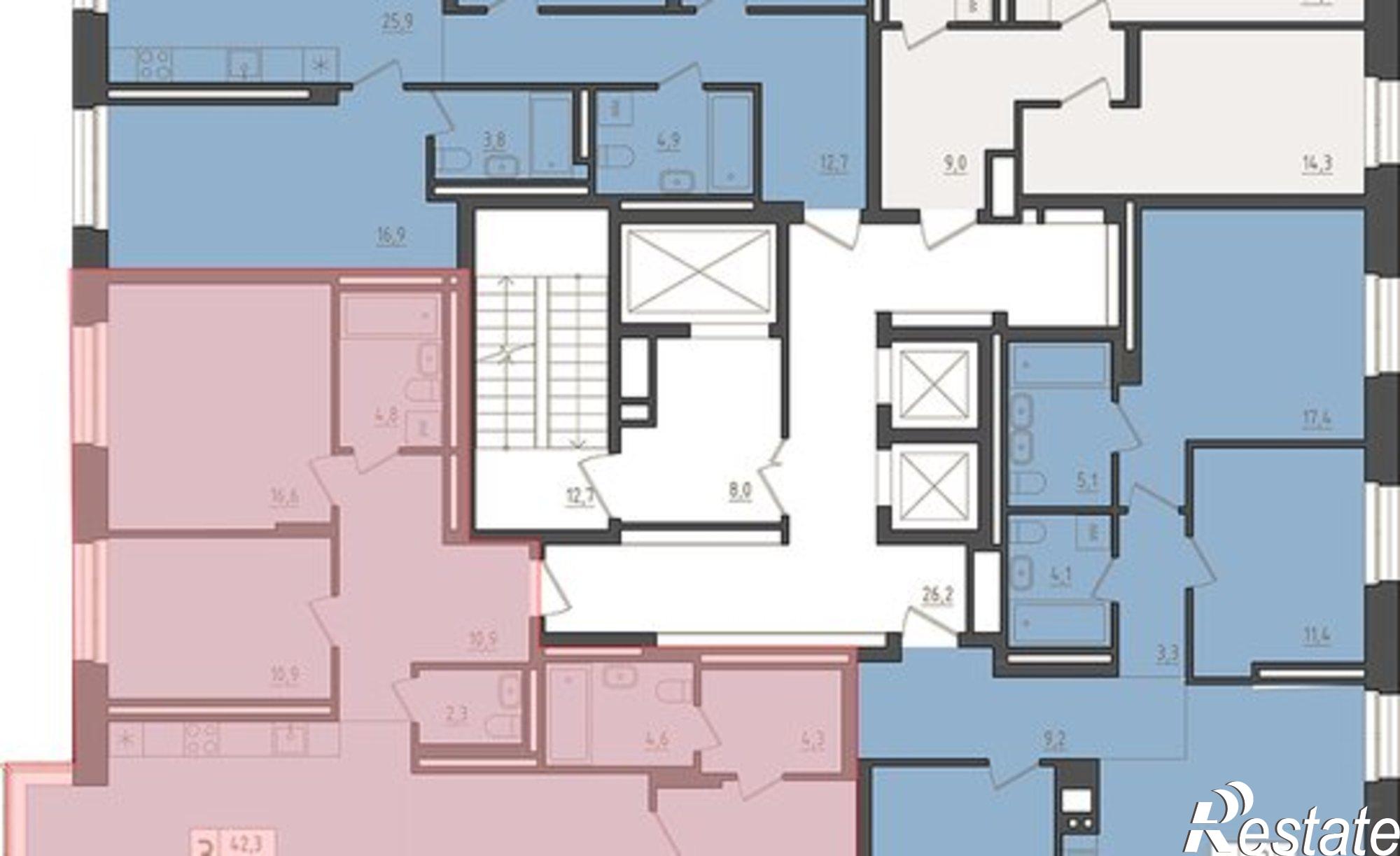 Купить квартиру за 35 880 000 рублей на ул Аксакова, 14 1