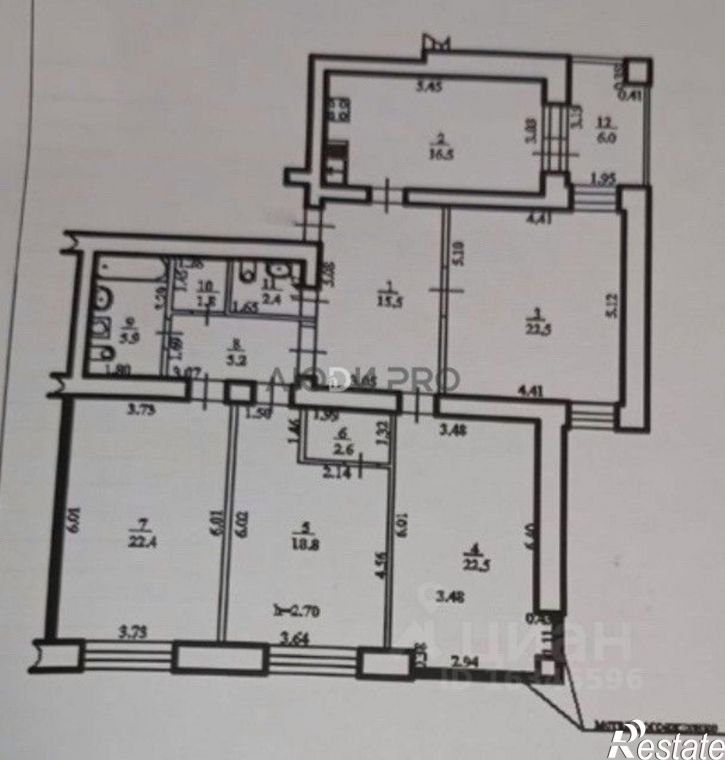 4-комн квартира ул Крупской, 4,  д. 4