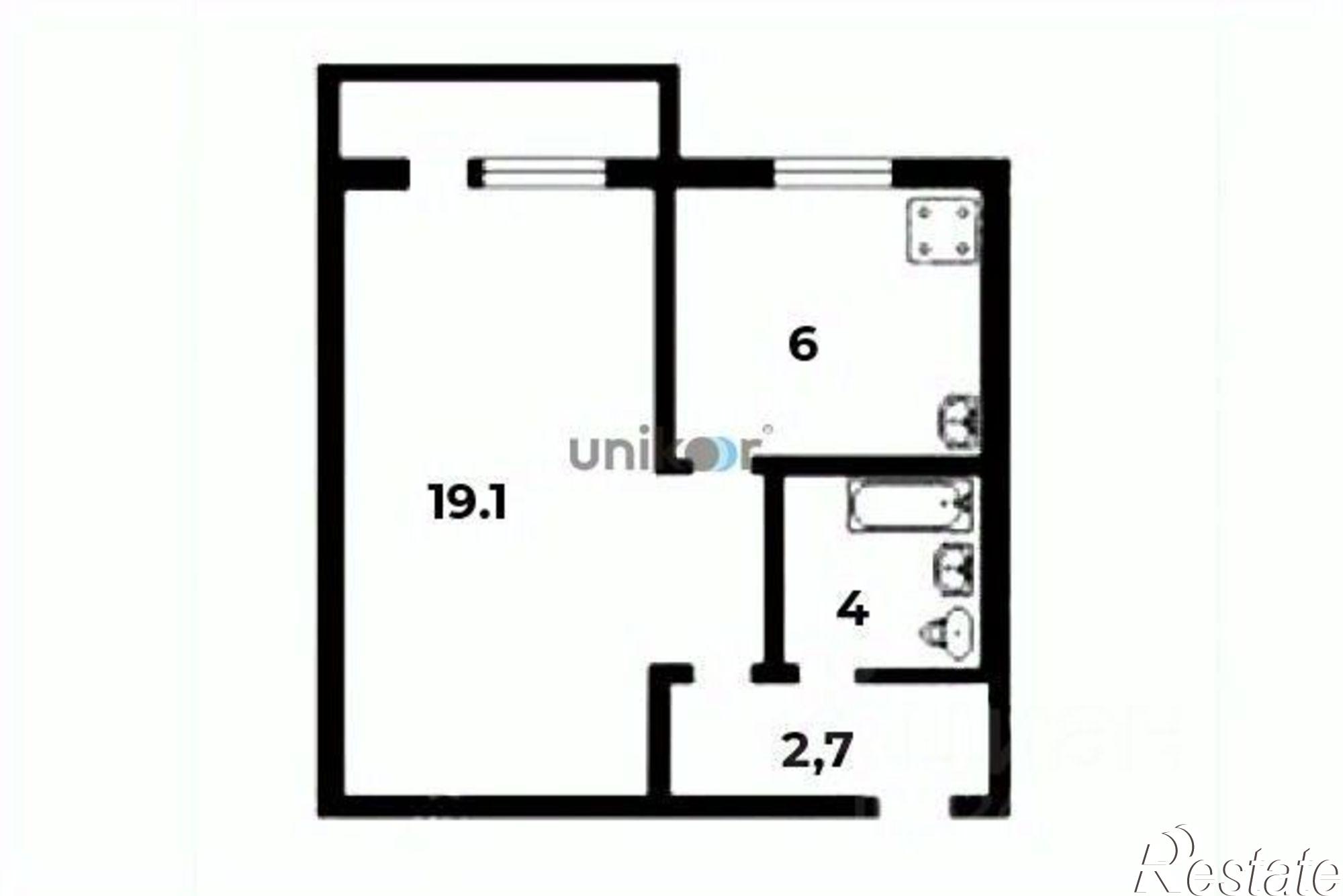 Купить квартиру за 4 800 000 рублей на Революционная улица, 28/1