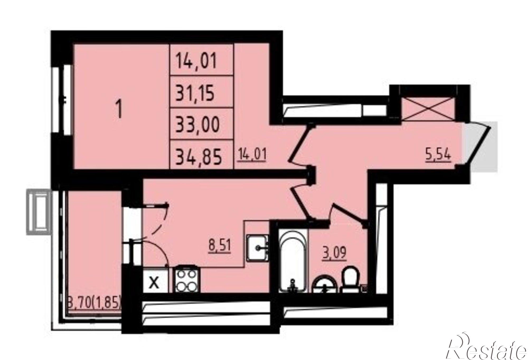 Купить квартиру за 4 482 720 рублей на ул Майора Доставалова, 7