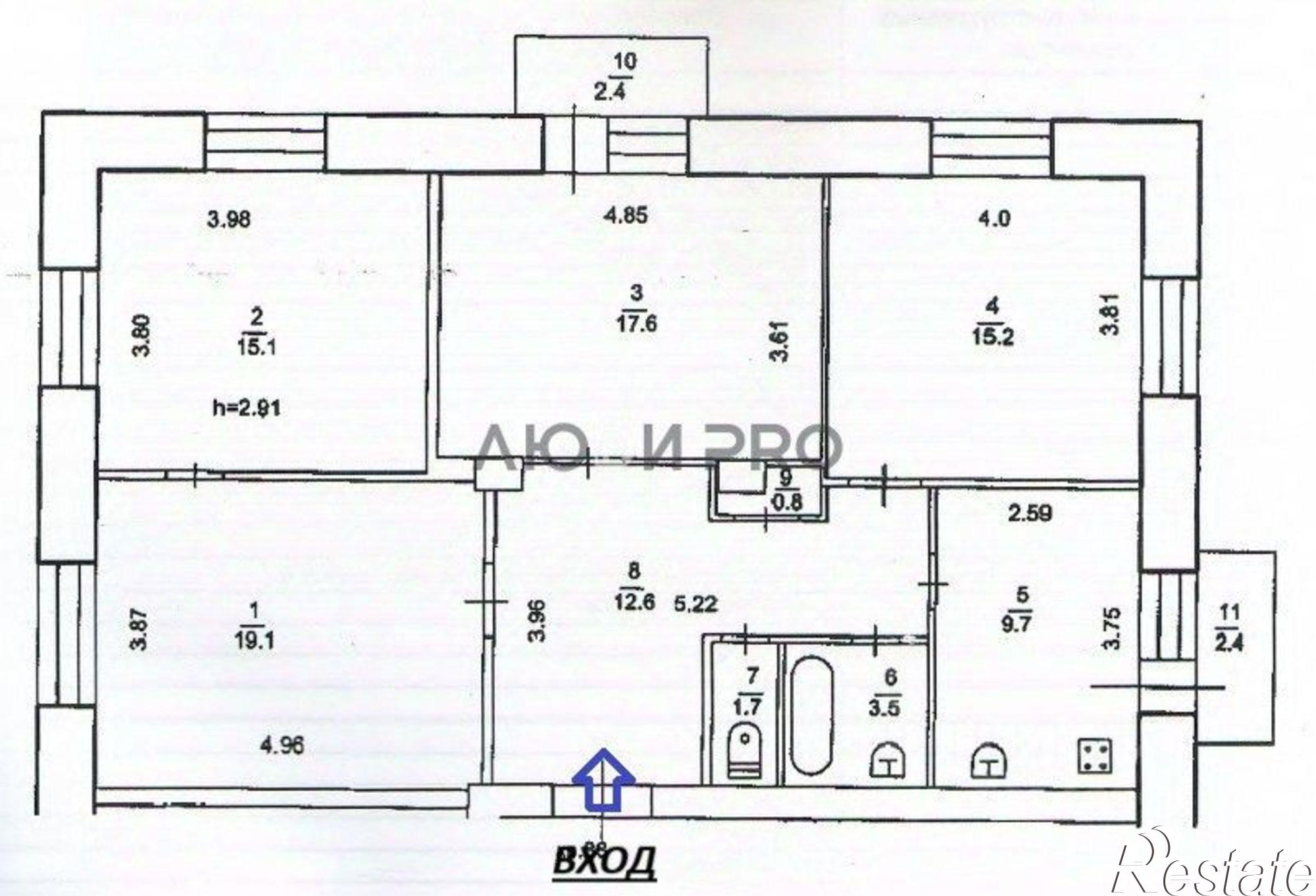 Купить квартиру за 7 500 000 рублей на улица Максима Горького, 76