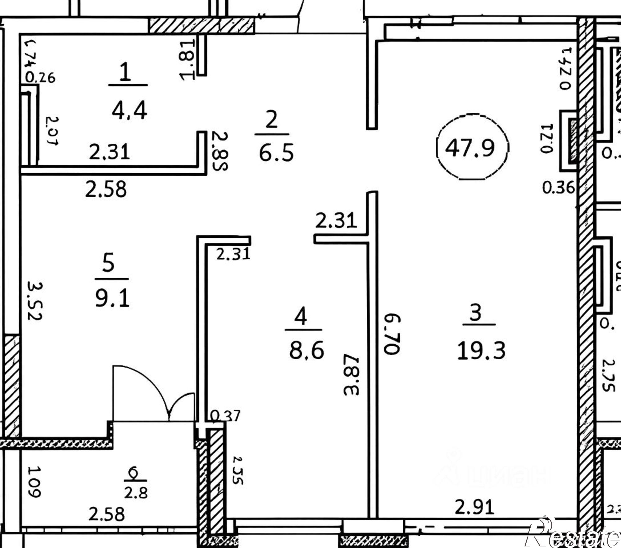 Купить квартиру за 9 400 000 рублей на улица Чернышевского, 24
