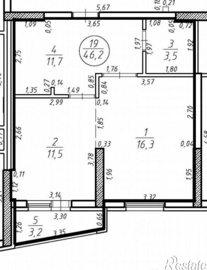 1-комн квартира улица Баязита Бикбая, 17,  д. 17