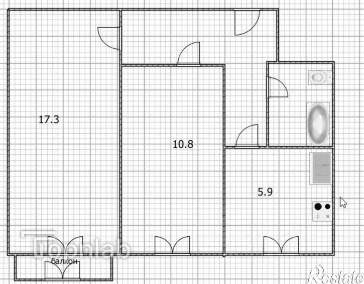 2-комн квартира ул Сергея Вострецова, 10,  д. 10