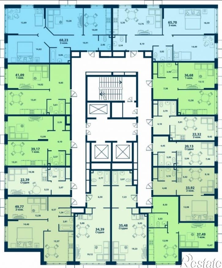 1-комн квартира в новом доме улица Ивана Спатара, 14,  д. 14