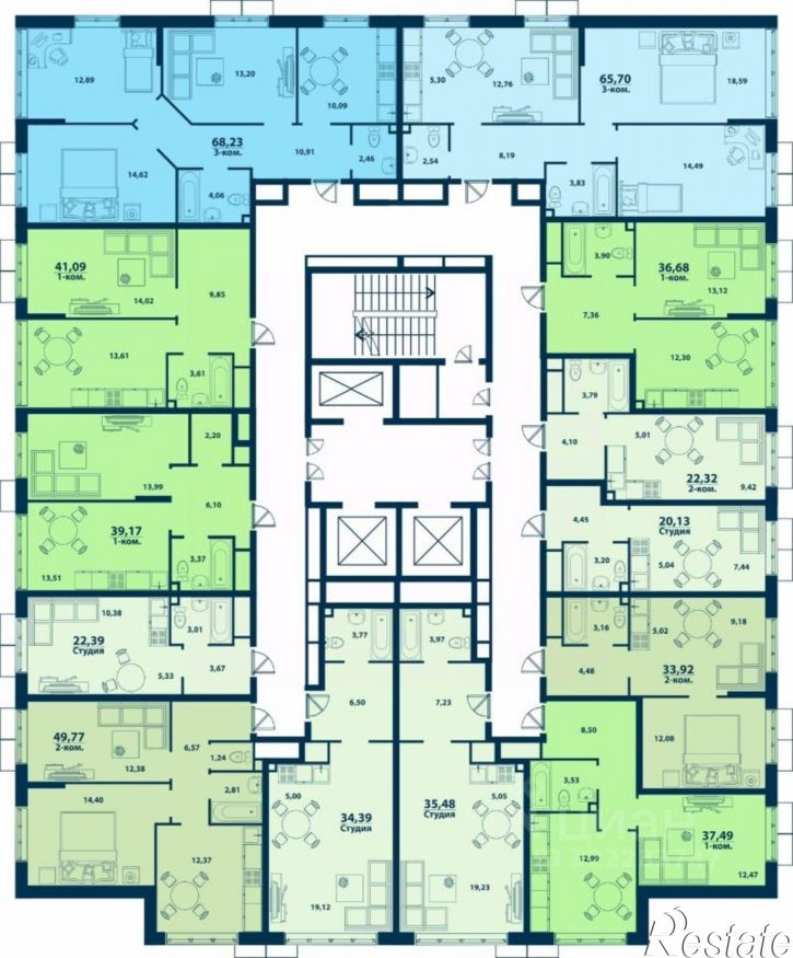 1-комн квартира в новом доме улица Ивана Спатара, 14,  д. 14