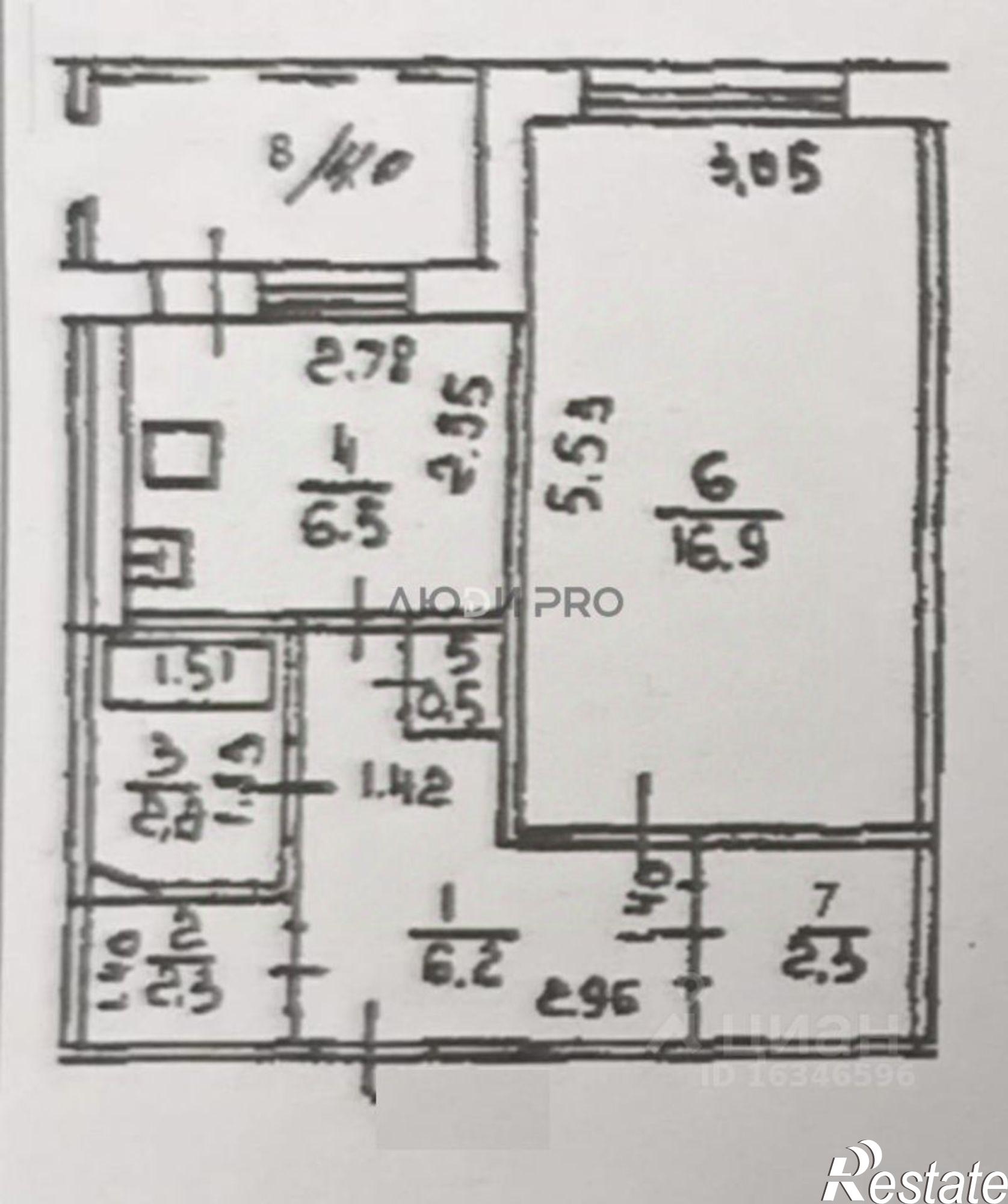Купить квартиру за 3 800 000 рублей на ул Пекинская, 33/1