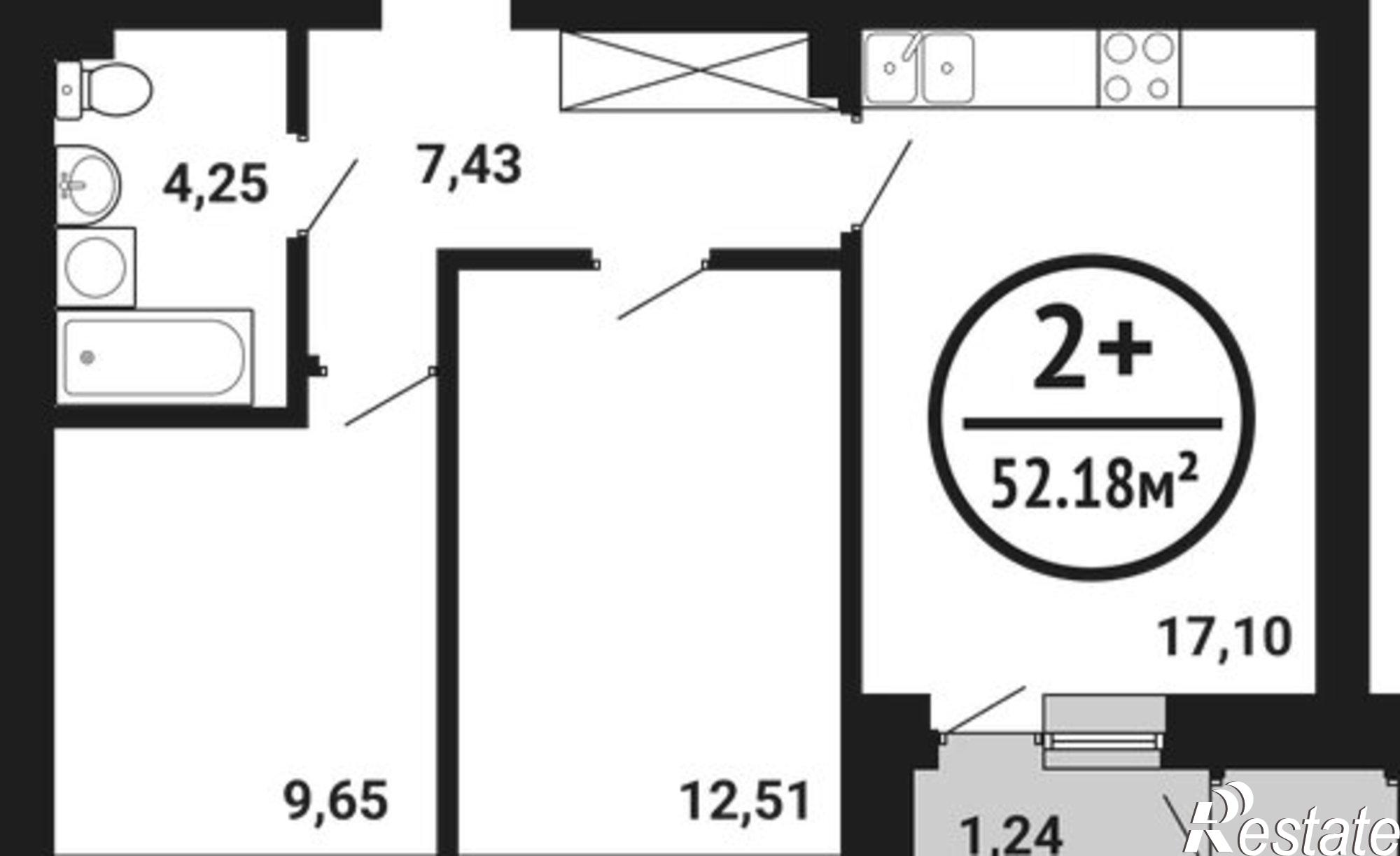Купить квартиру за 8 192 260 рублей на ул Даяна Мурзина, 11/1