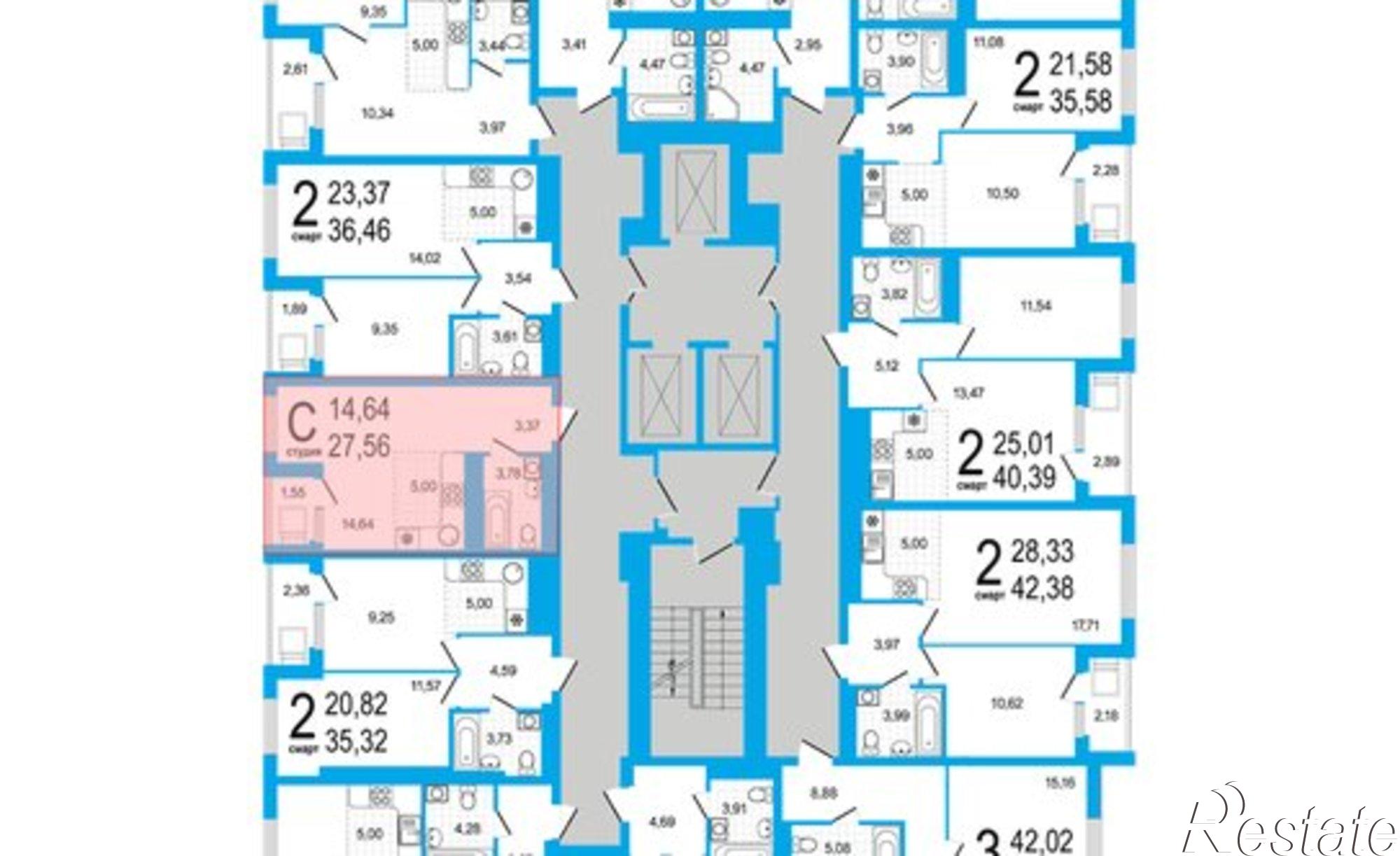 Купить квартиру за 4 781 660 рублей на Яркий бульвар, 10