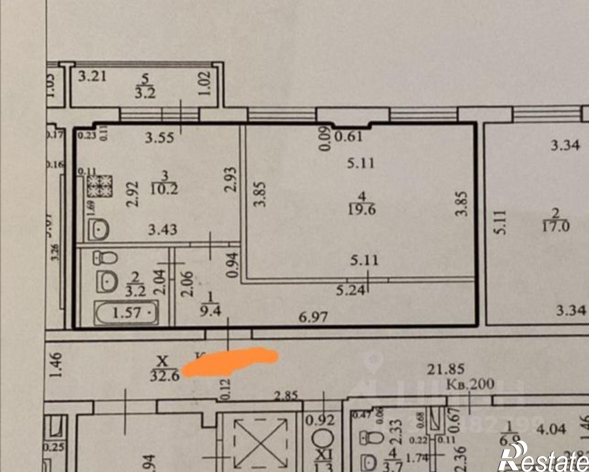 Купить квартиру за 4 490 000 рублей на ул Транспортная, 34/2