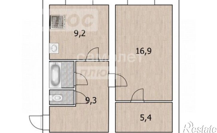 1-комн квартира ул Карла Маркса, 38,  д. 38