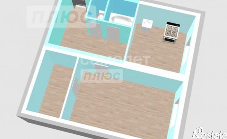 1-комн квартира ул Карла Маркса, 38,  д. 38