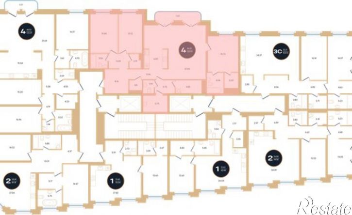 4-комн квартира в новом доме ул Рихарда Зорге, 73 3,  д. 73 3,  к. 3