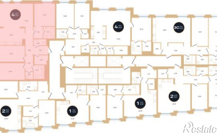 4-комн квартира в новом доме ул Рихарда Зорге, 73 3,  д. 73 3,  к. 3