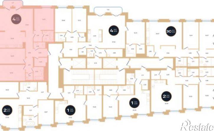 4-комн квартира в новом доме улица Рихарда Зорге, 73,  д. 73