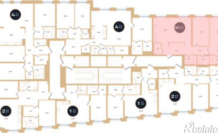 3-комн квартира в новом доме ул Рихарда Зорге, 73 3,  д. 73 3,  к. 3