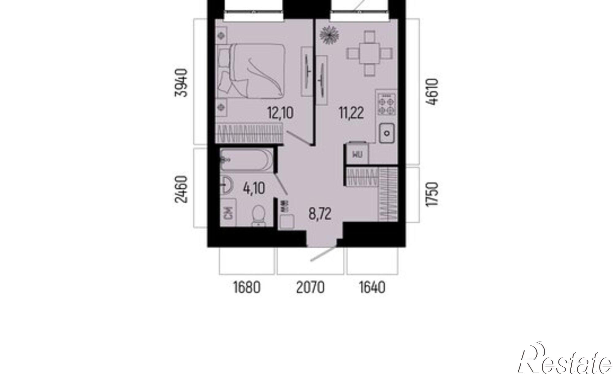 Купить квартиру за 8 225 500 рублей на улица Рудольфа Нуреева, 7