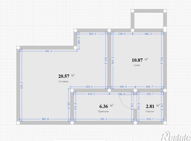 1-комн квартира улица Рабкоров, 2,  д. 2