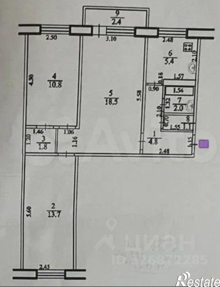 Комната улица Свердлова, 56,  д. 56