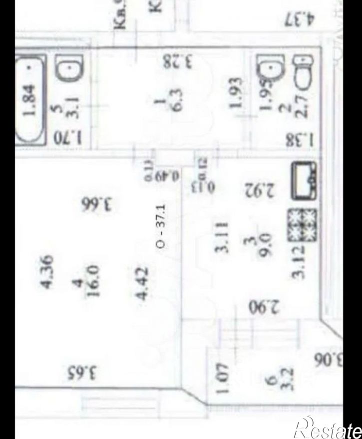 1-комн квартира улица Генерала Кусимова, 19/1,  д. 19/1